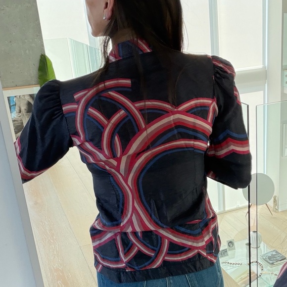 Custo Barcelona Multicolor Striped Button-Down Shirt - Picture 3 of 5